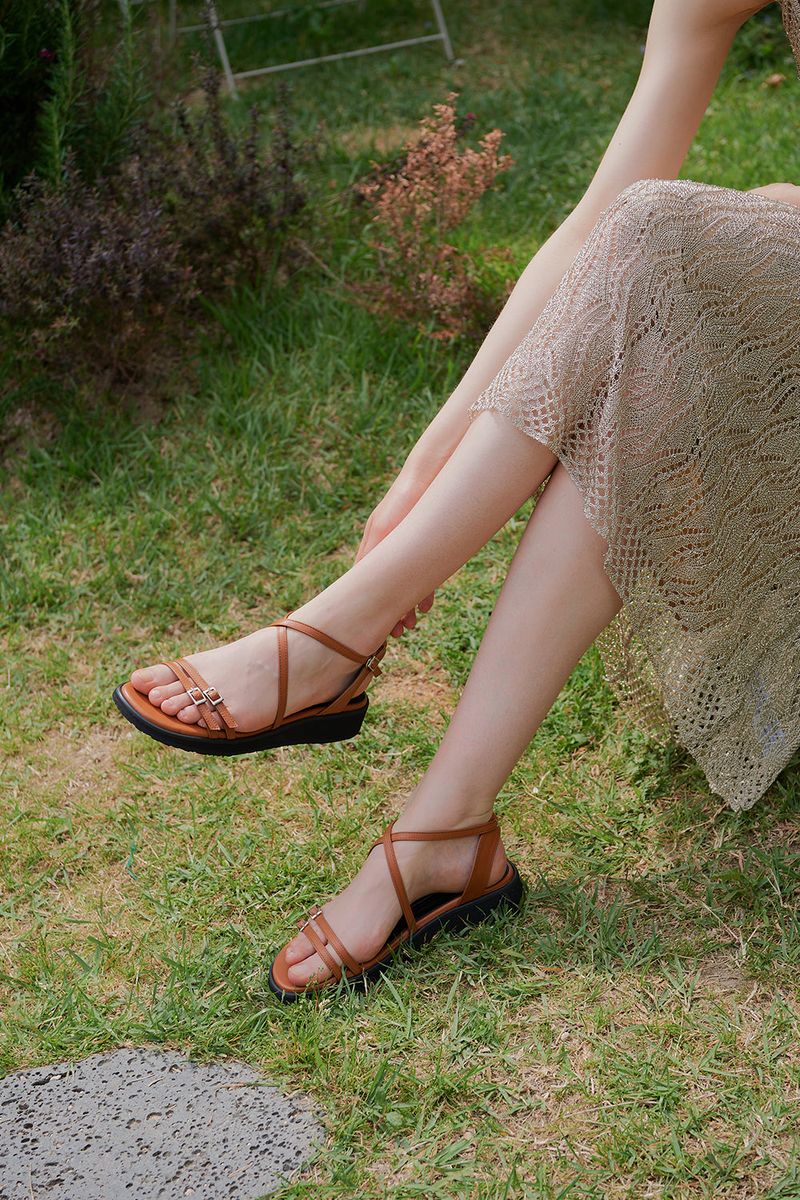 WINNIE DOUBLE BUCKLE SANDALS_3COLORS