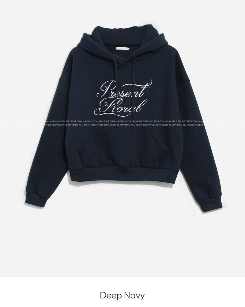 Fleece Crop Hoodie
