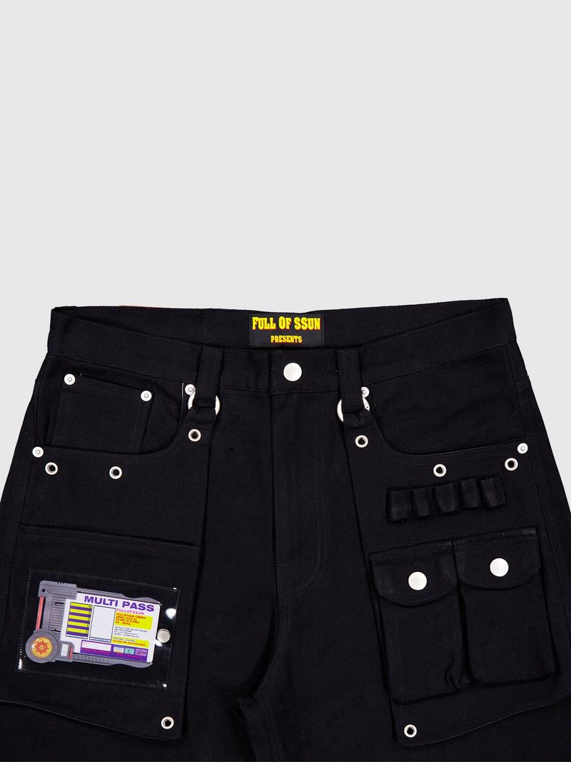 Multipass Cargo Pants (Black)