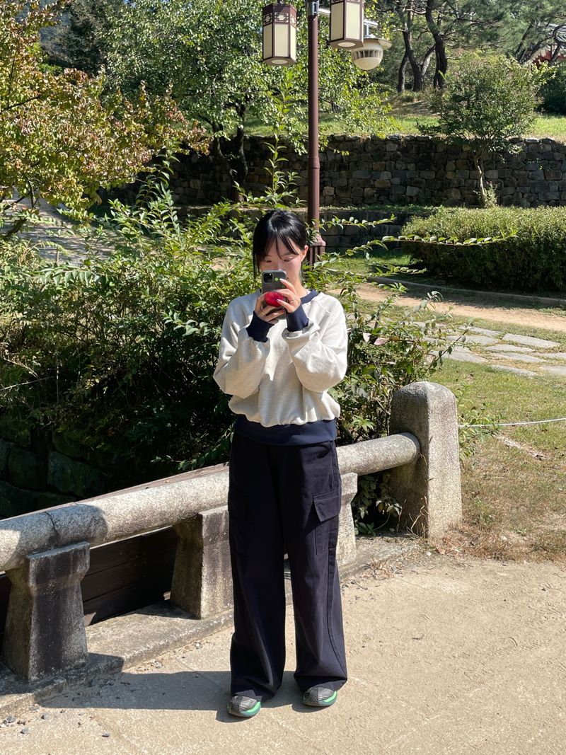 Workwear wide cargo pants