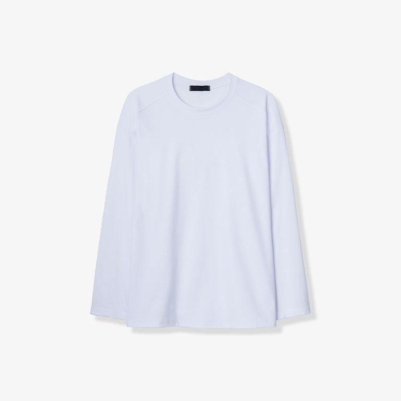 Broad shoulder cut line long sleeeve