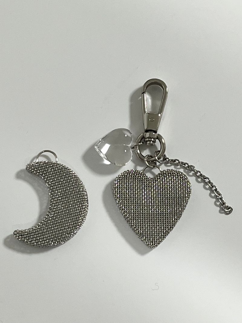 MADE silver net Keyring
