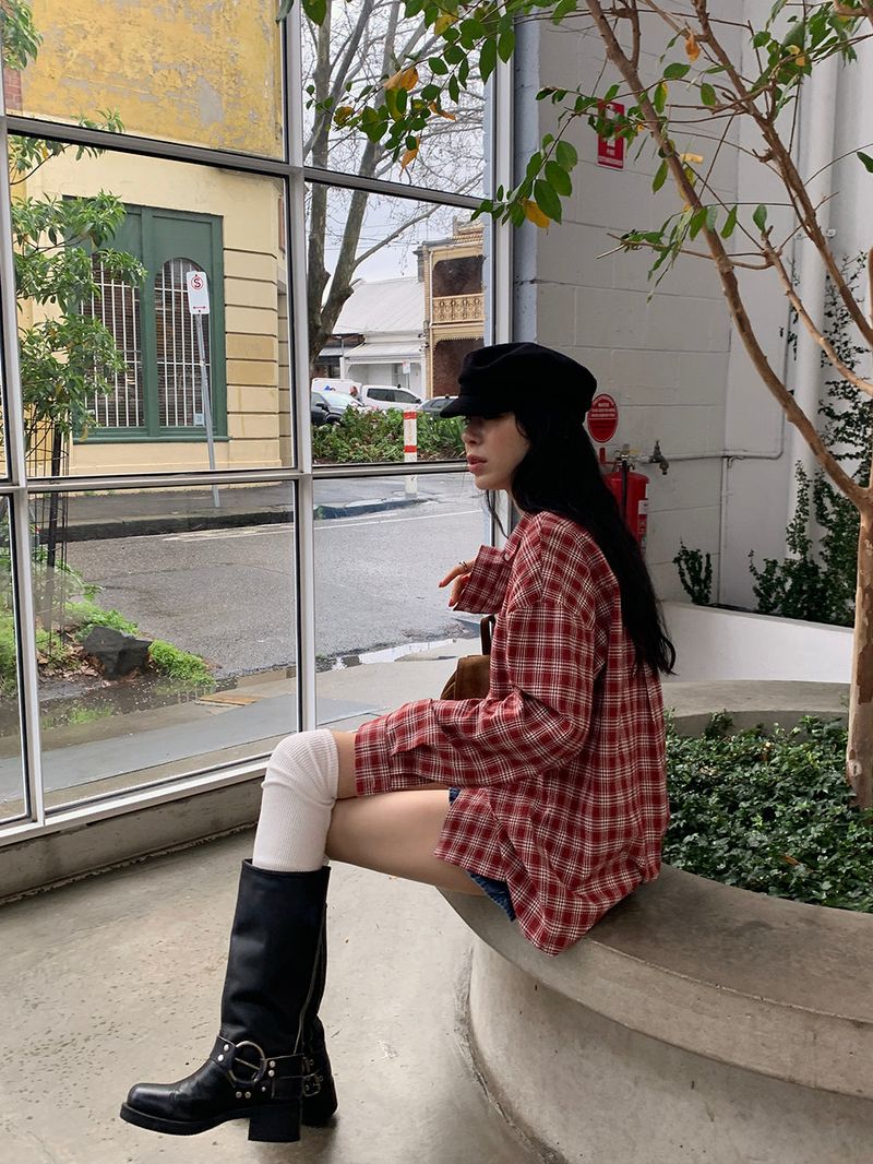 [MADE] Mohalf Tartan Checkered Shirt