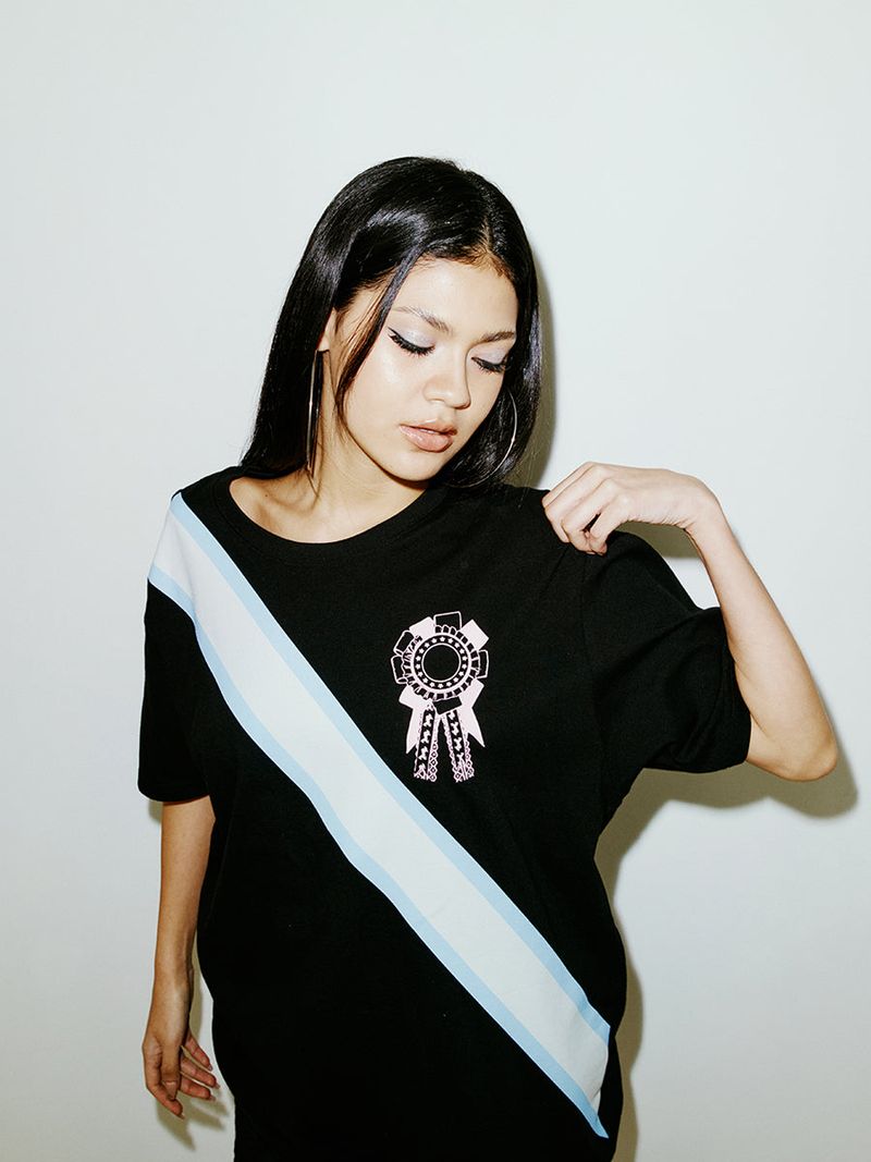 SASH TEE BLACK