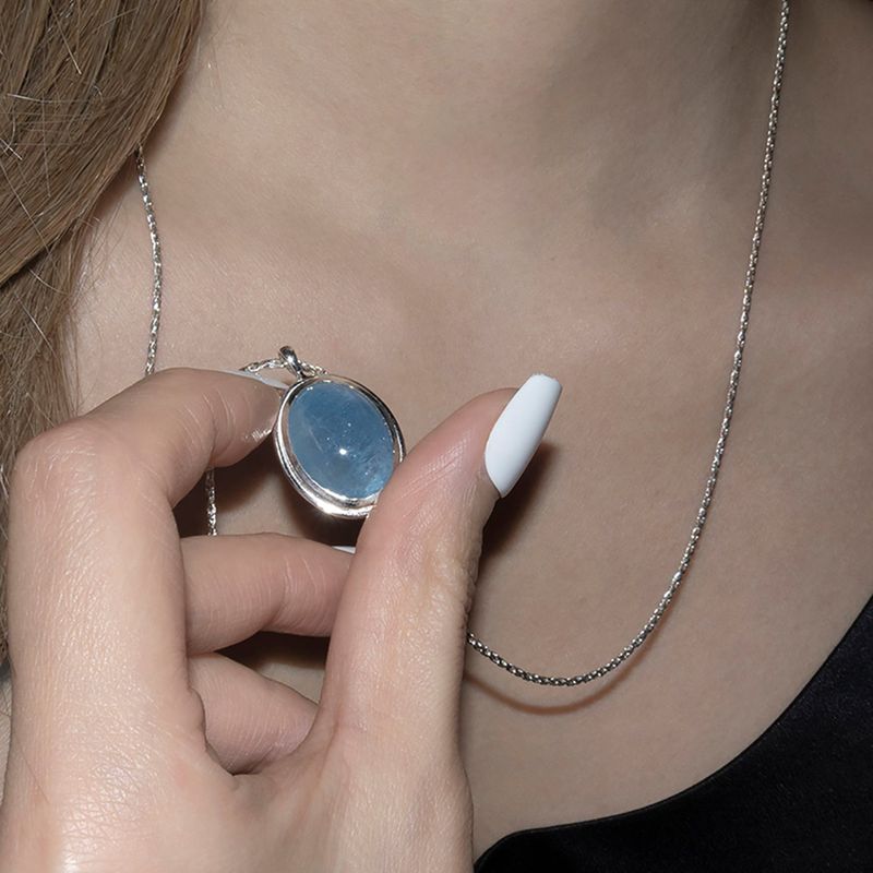LNMD（レナメイド）の「Bold aquamarine necklace（Accessories）」