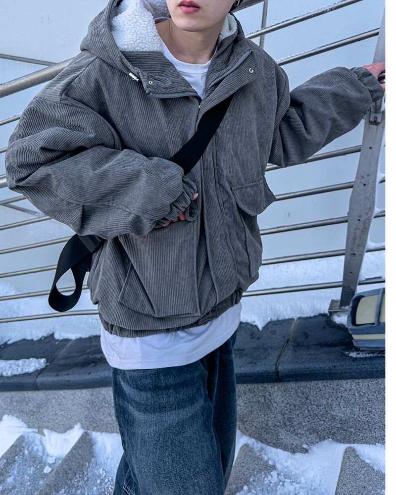 JIIGEUM（ジグム）の「Hunt Corduroy Fleece Jumper 3C（Jackets/Outerwear）」