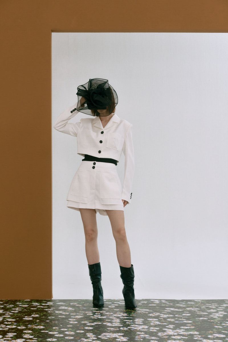 ROMANCHIC(ロマンシック)の「Stitch shorts(Pants)」