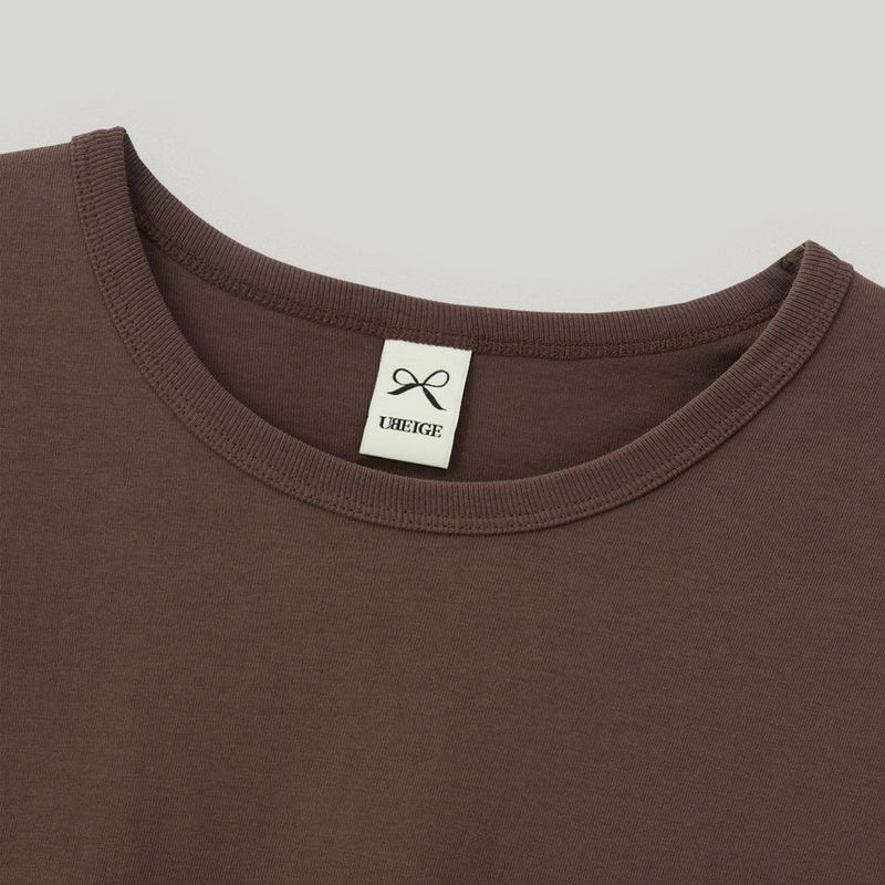 Brown Basic T-Shirt