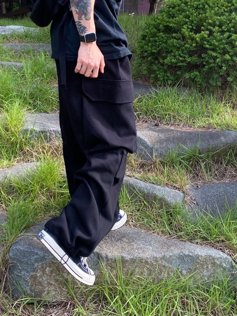 Happo Cargo Balloon Sweat pants 3C