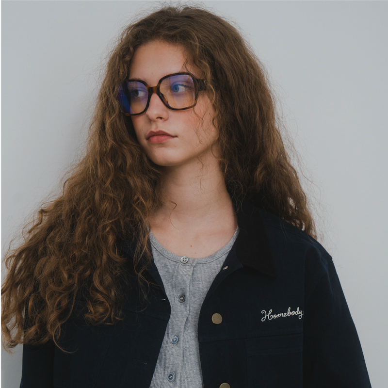 Cotton Trucker Jacket (NAVY)