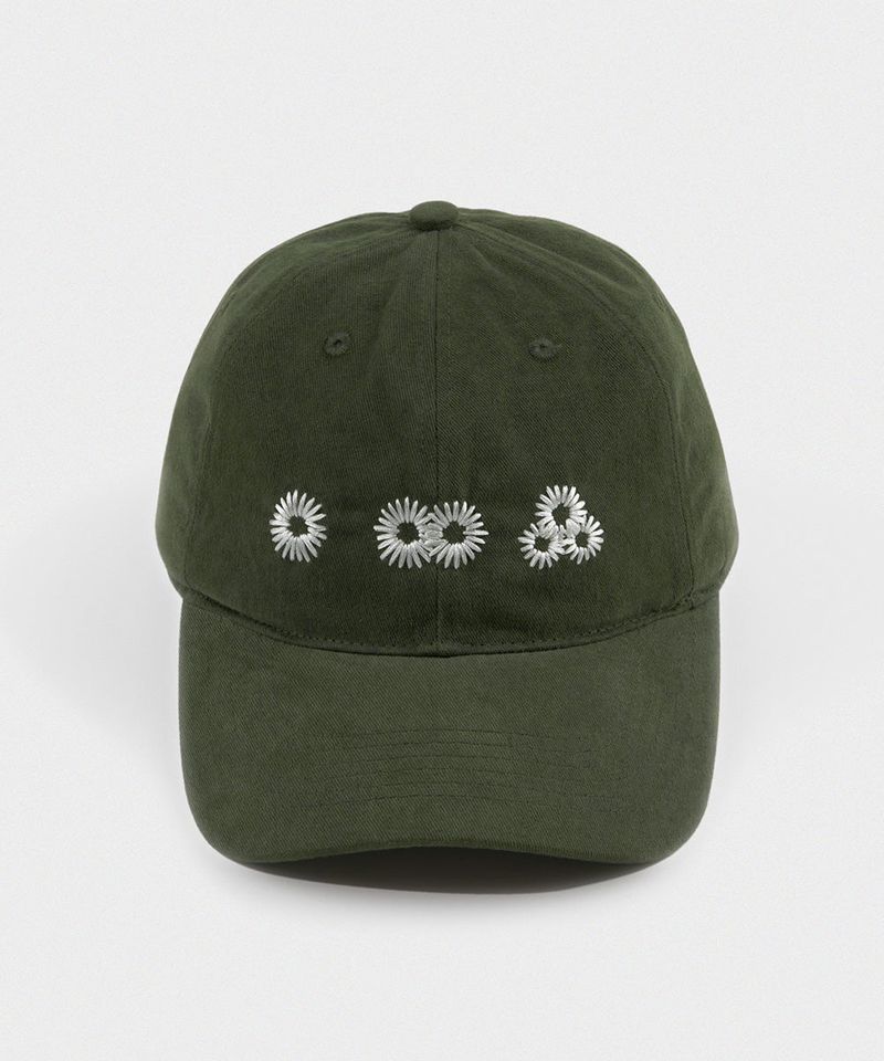 Newvy Logo Peach Ball Cap (DEEP GREEN)