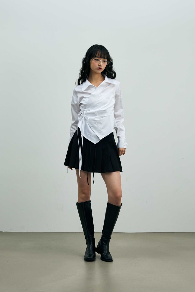 HALO WRAP SHIRT / WHITE