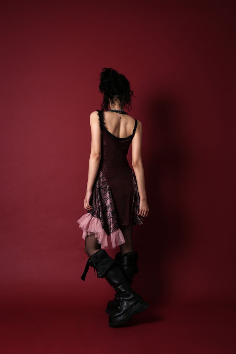 MIDNIGHT AFTER PARTY DRESS #WINE