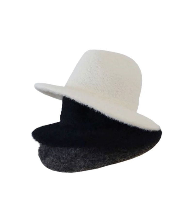 ANGORA COW HAT (3COLORS!)