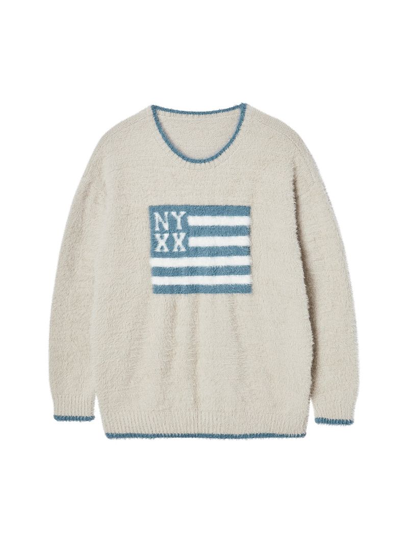 NYX FLAG KNIT BEIGE