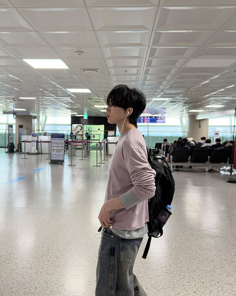 Silky Basic Layered Long Sleeve T-Shirt