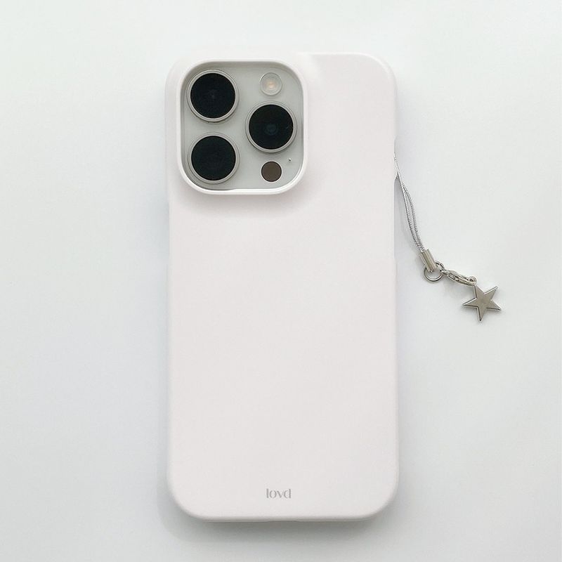 [MADE] MILKY WHITE PHONE CASE (magsafe & matte hard)