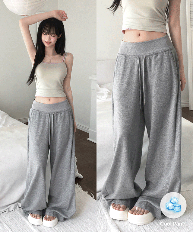 JASMINBELL(ジャスミンベル)の「Belti Side Pin-tuck Elastic Wide Pants(Pants)」