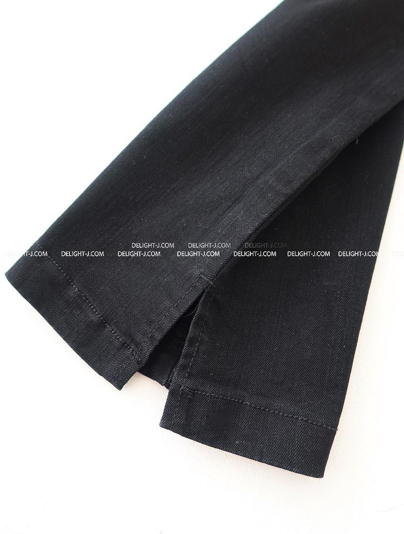 Slit Capri Three-Quarter Bootcut Pants