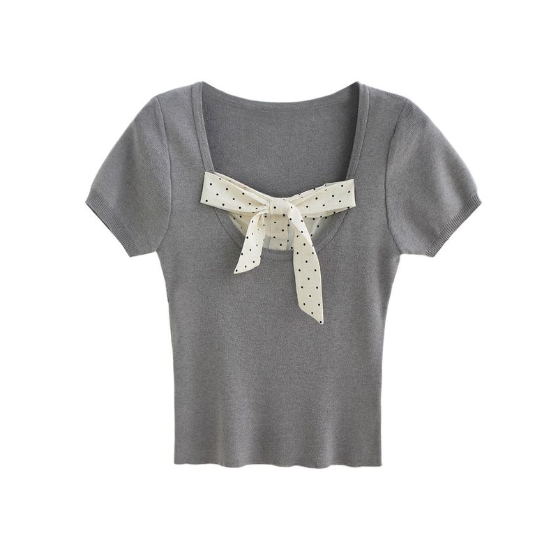 Cozy&Kitsch(コージーアンドキッチ)の「Cloud Ribbon Point Knit(Tops)」