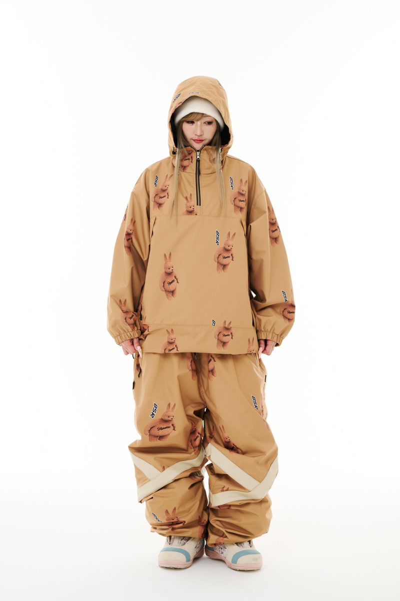 BSRABBIT(ビエスラビット)の「ORIGINAL POT-X REFLECTIVE WIDE JOGGER PANTS BROWN(Pants)」