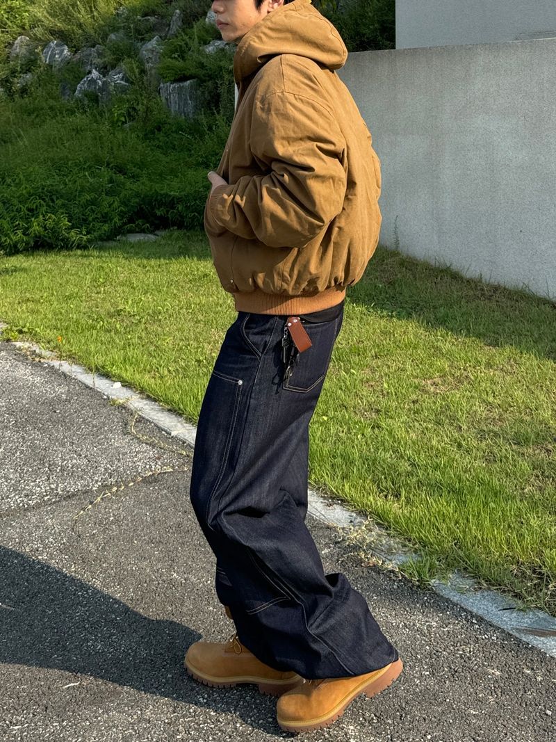 Twinknee denim pants (2color)