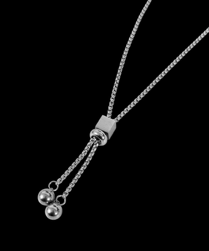 Unique Square Drop Chain Necklace