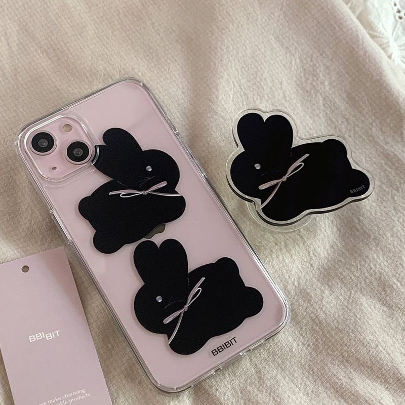 Cotton bunny popo Smart Tok black