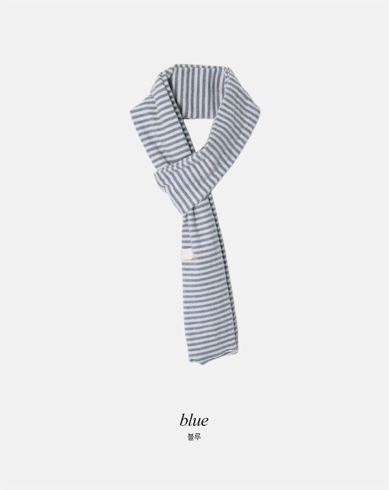 Cozy Warm Border Muffler Tie (4color)