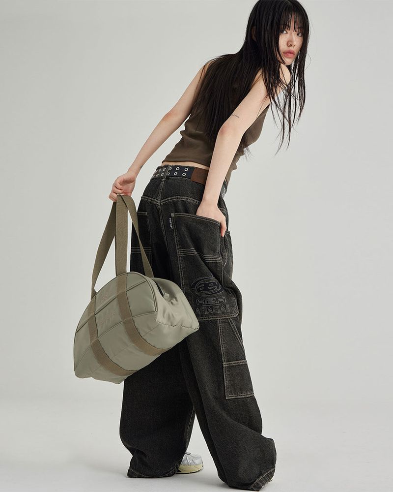 CASUAL SHOULDER BAG [BEIGE]