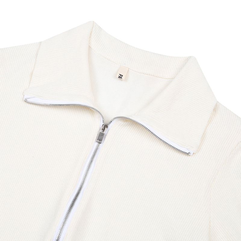 HIBI FULL ZIP-UP (WHITE)