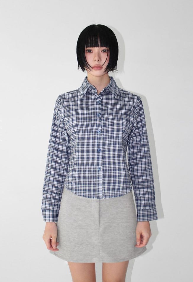 AAKE(アケ)の「LUPIN CHECK SLIM SHIRT(Tops)」