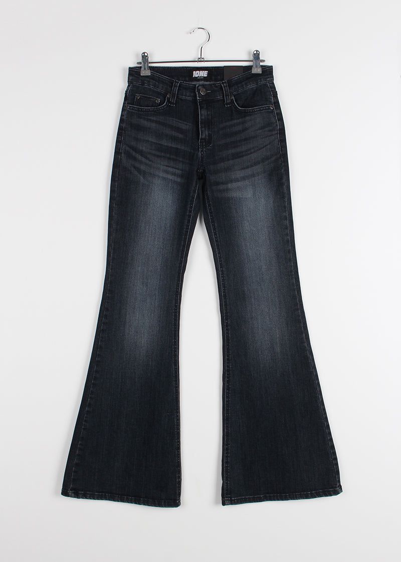 FIT LOW BOOTS CUT DENIM