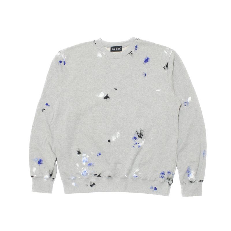 RUNDS(ランド)の「painting sweatshirt (gray)(Tops)」