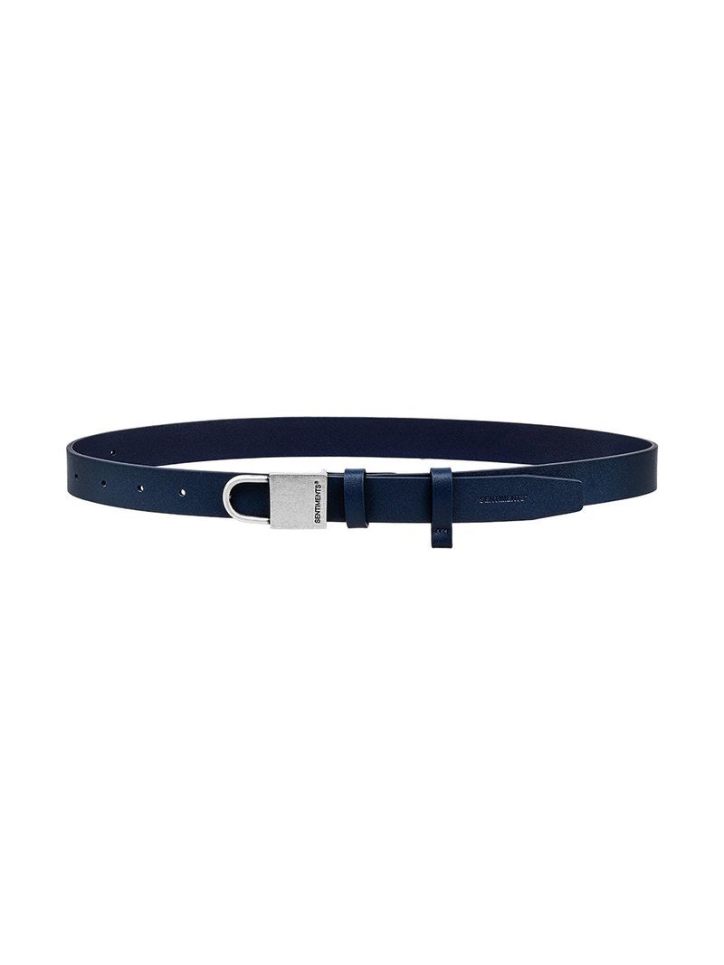 SENTIMENTS（サンティマン）の「NO.579 [NAVY] SILVER LOCK BUCKLE LEATHER BELT（Fashion Accessories）」