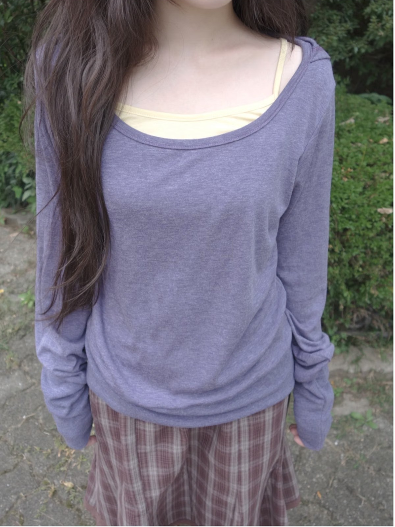 cherry hood tee
