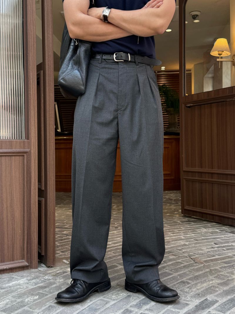 AVAND（アバンド）の「Essen two tuck slacks（Pants）」