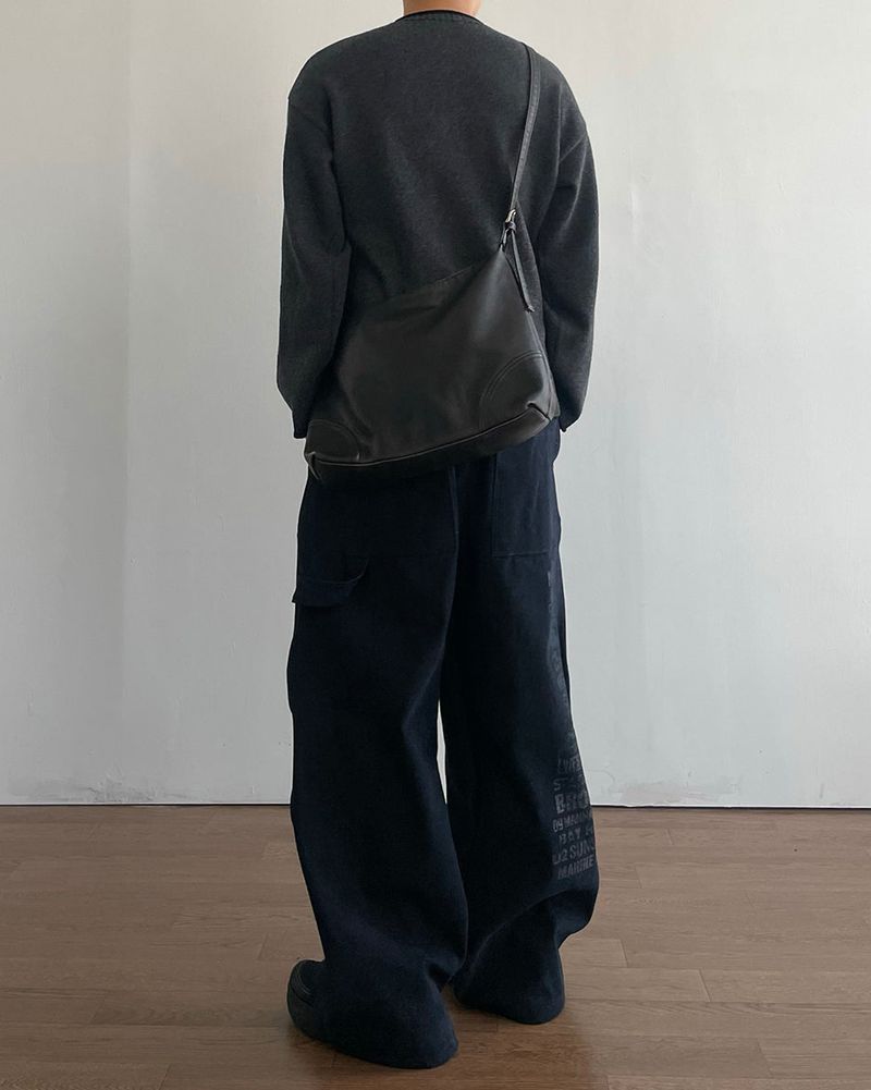 エルビン ラムズウール ヘンリーニット