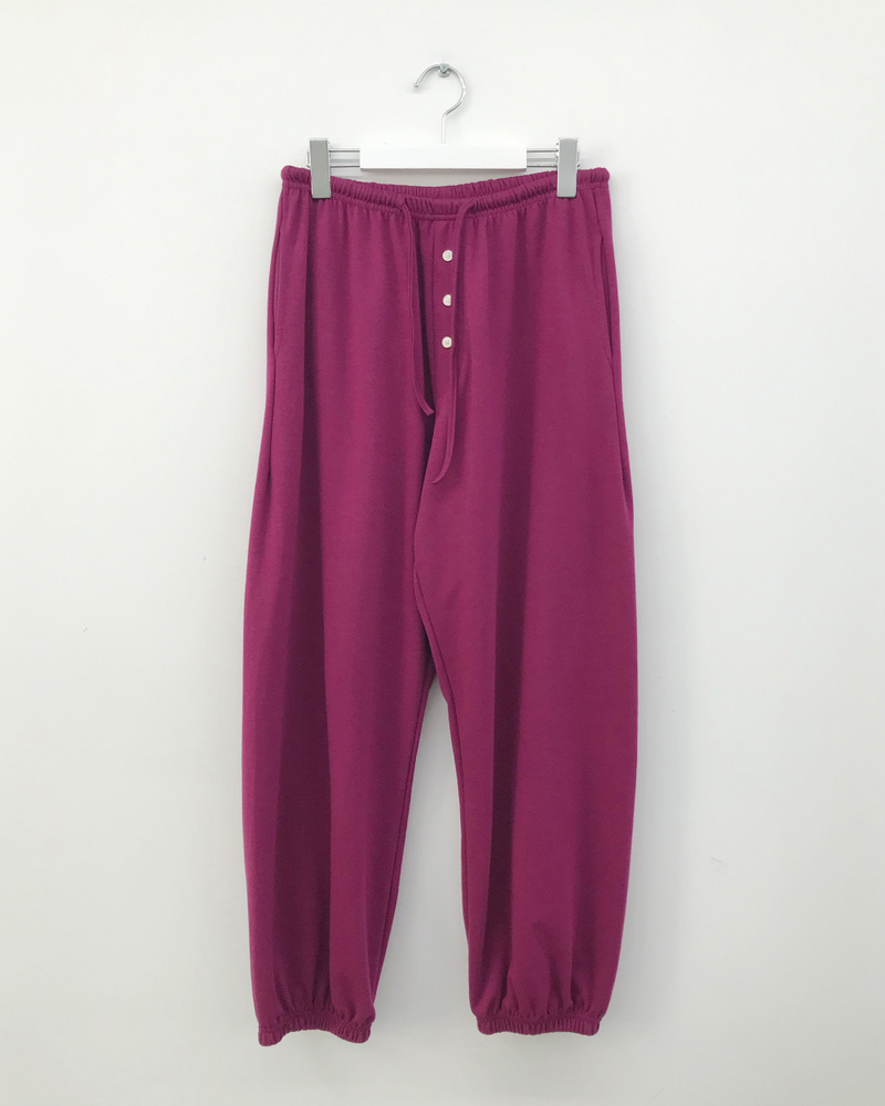 Lazy Button Jogger Pants (8color)