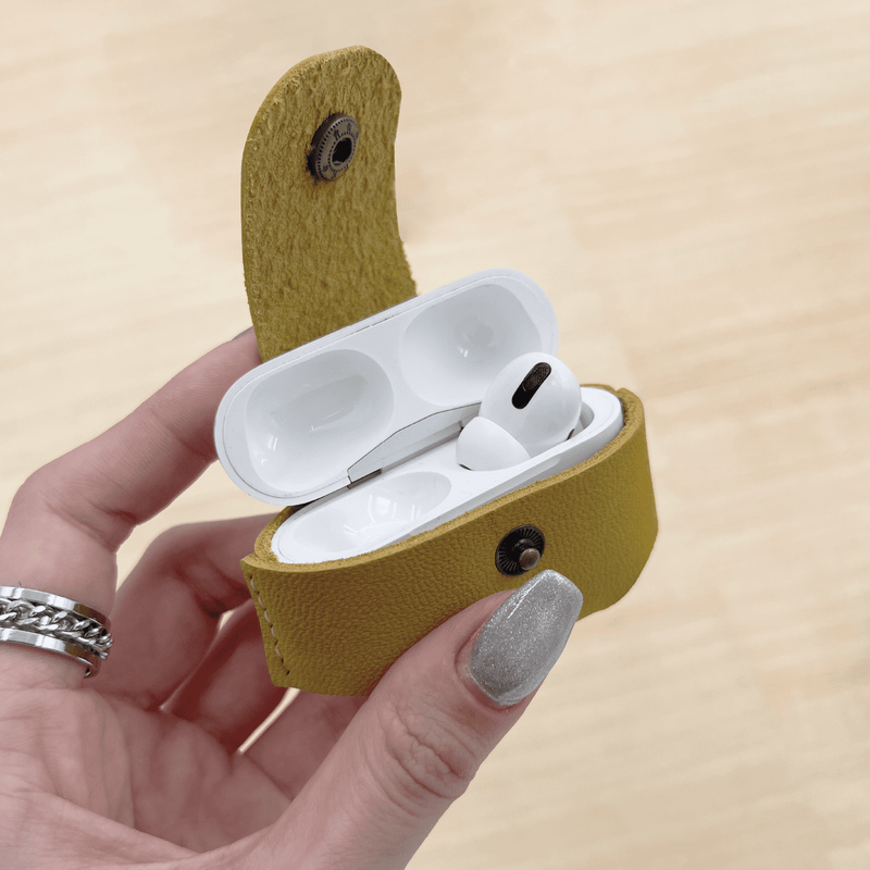 Genuine Leather AirPods Case