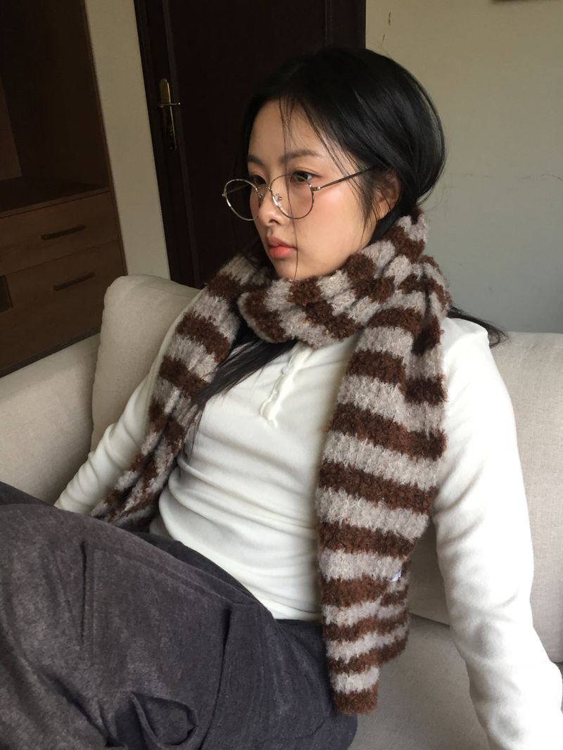 Popsicle Stripe Muffler (2color)