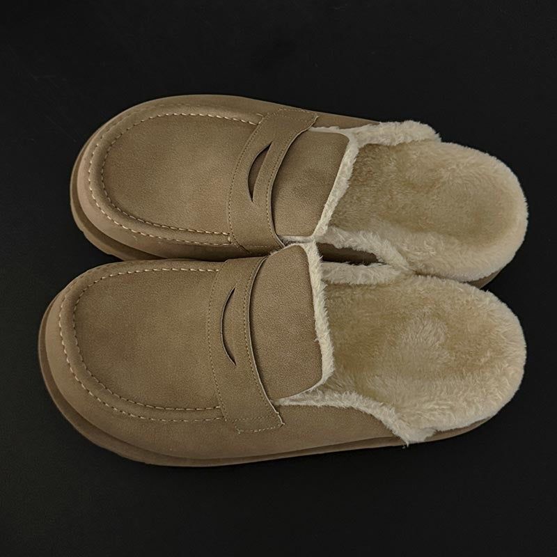 ASCLO Winter Suede Penny Mules