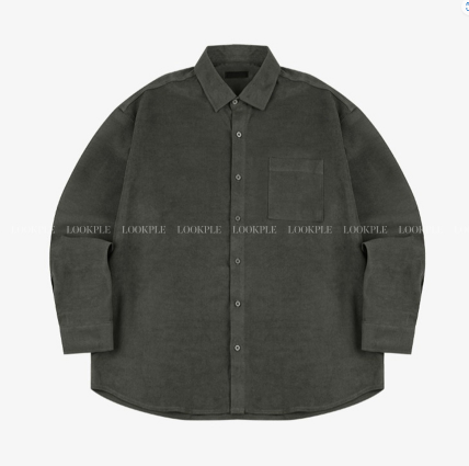  Square Pocket Overfit Corduroy Shirt