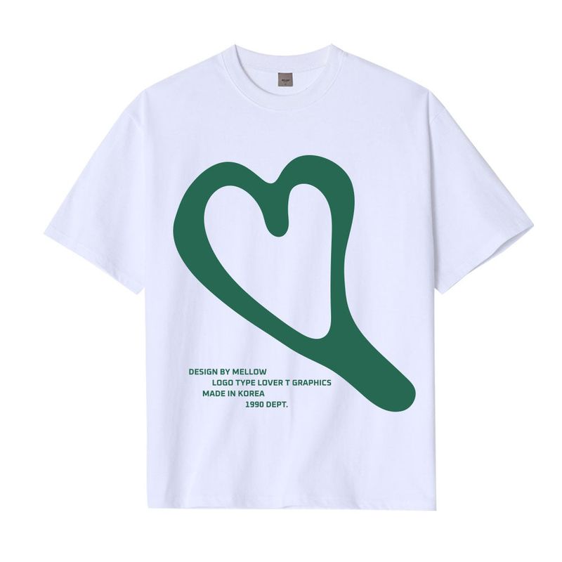 mellowconcept（メロウコンセプト）の「U99 ラバーTシャツ White(green)（トップス）」