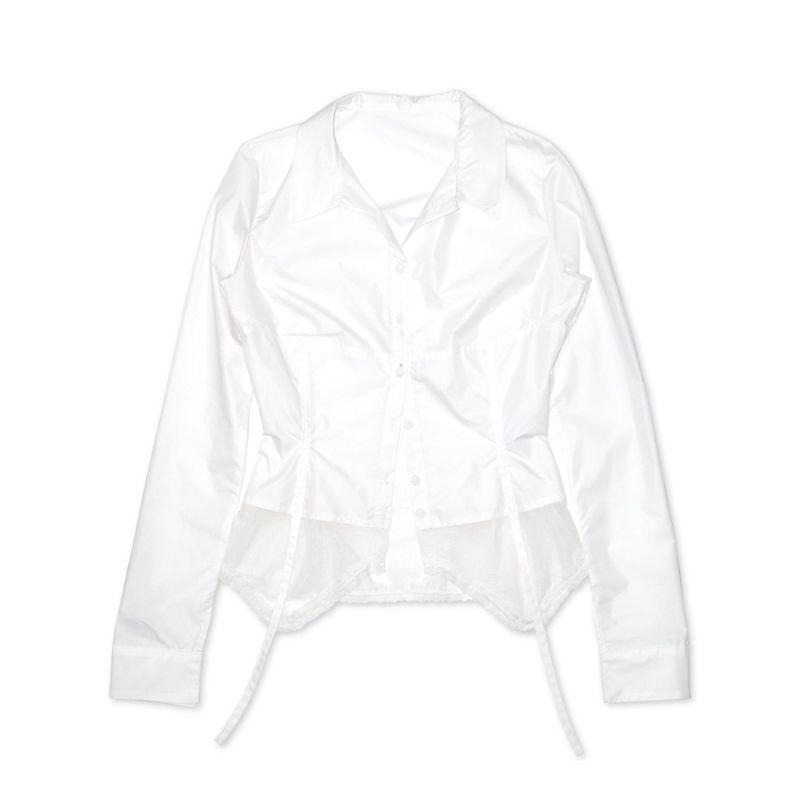 [MADE] Lace Garter Shirt 002