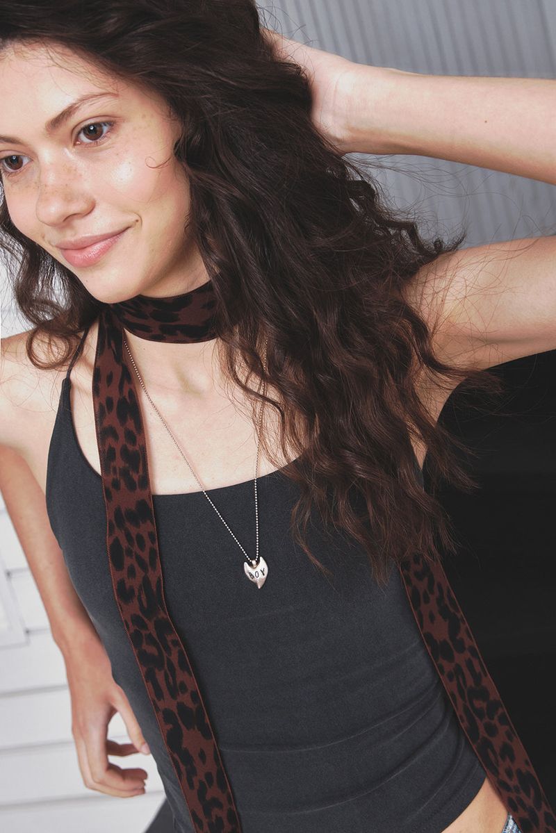 EYELET TANKTOP - VINTAGE CHARCOAL
