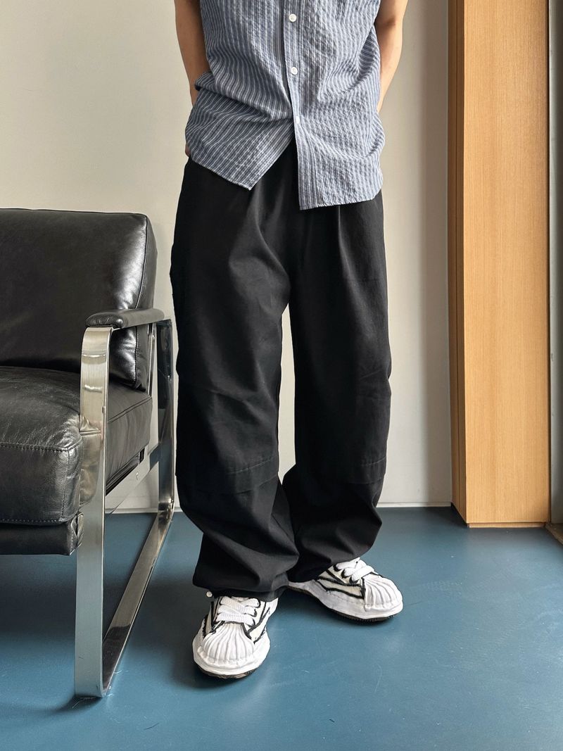 Click Carpenter Cotton Wide Pants 2C
