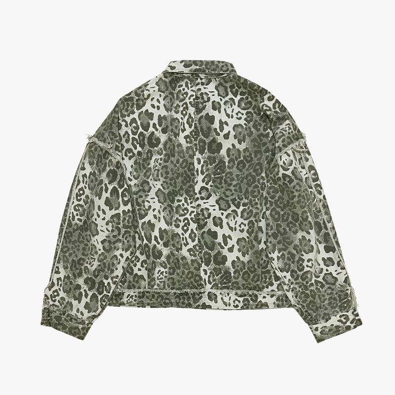leopard grunge trucker jacket_grey