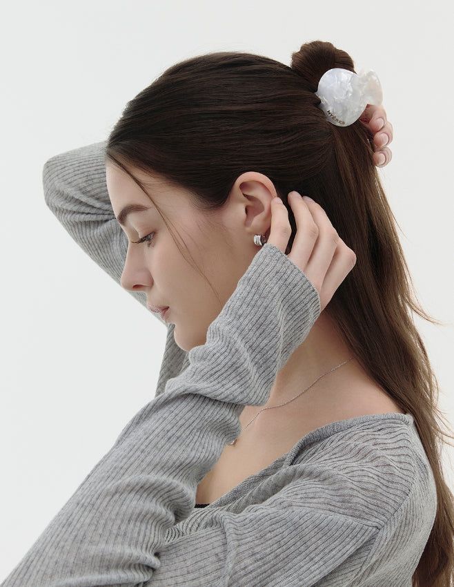 26SS★ Shell Point Hair Claw Clip