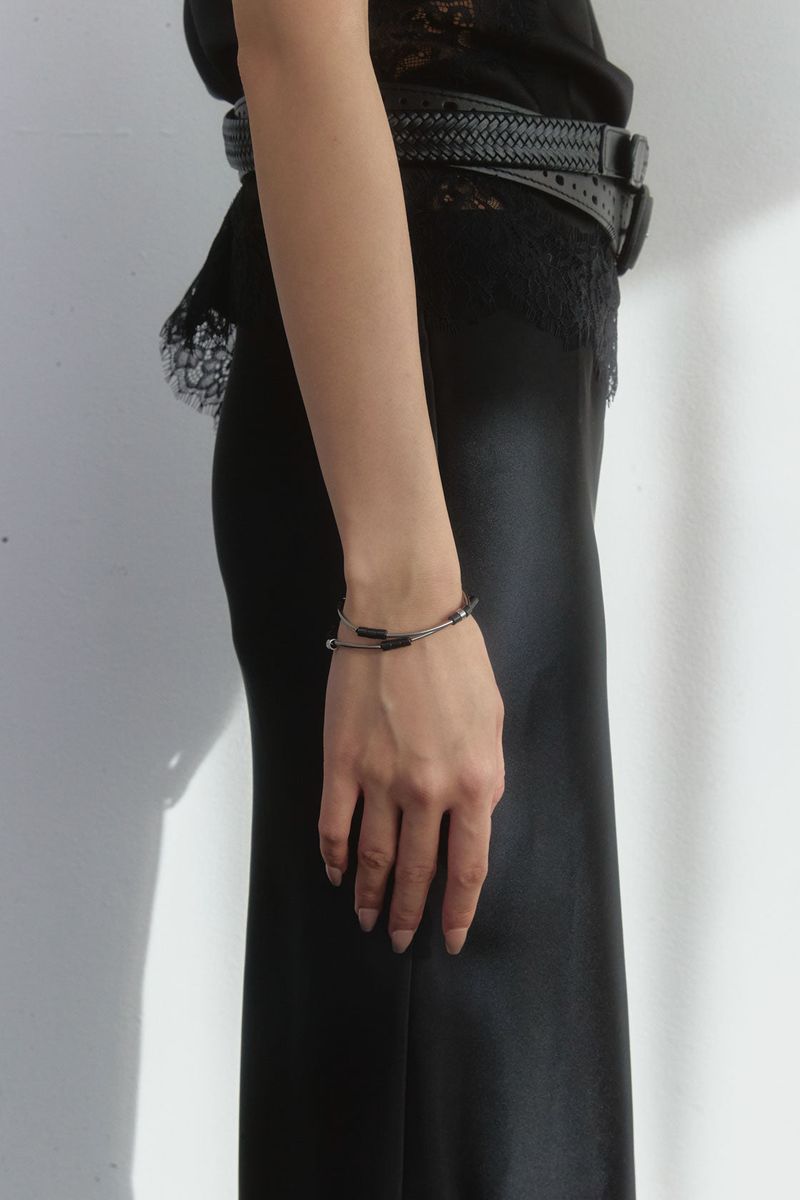 Onyx pipe bracelet – fixed